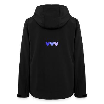COUPLE. JUST MARRIED. EVJF. SAINT VALENTIN. MARIES - Veste softshell femme recyclée Stanley/Stella - noir - Dos - AI Model Female 172 light (172cm)