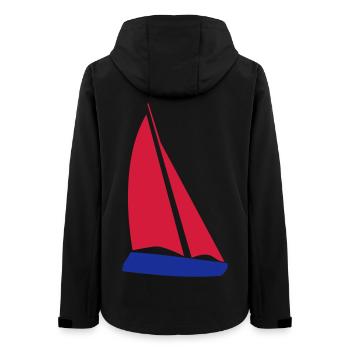 bateau à voile - Veste softshell femme recyclée Stanley/Stella - noir - Dos - AI Model Female 172 light (172cm)