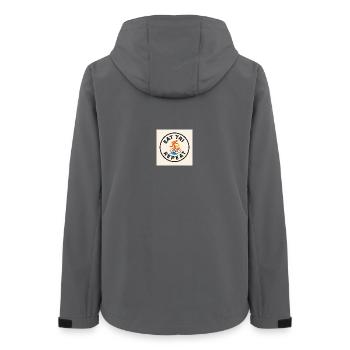 MANGER TRI RÉPÉTER - Veste softshell femme recyclée Stanley/Stella - charbon - Dos - AI Model Female 172 light (172cm)