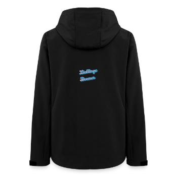 Lieblinge Boomer Retro Schriftzug - Frauen Recycelte Softshelljacke von Stanley/Stella - Schwarz - Hinten - AI Model Female 172 light (172cm)