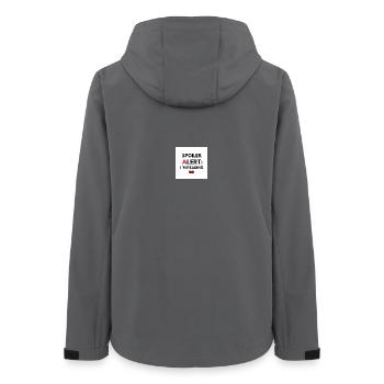 Alerte spoiler : je lis - Veste softshell femme recyclée Stanley/Stella - charbon - Dos - AI Model Female 172 light (172cm)