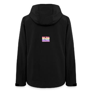 Pas de thé, pas de teinte, pas de limonade rose (mèmes RPDR) - Veste softshell femme recyclée Stanley/Stella - noir - Dos - AI Model Female 172 light (172cm)