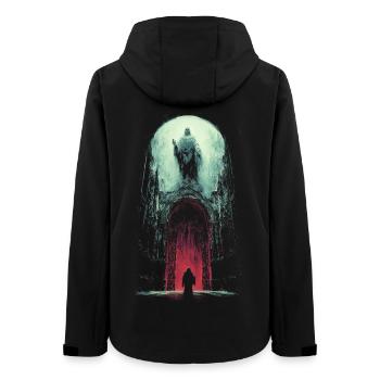 See you8 in Valhalla - Women’s Recycled Softshell Jacket by Stanley/Stella - black - Back - AI Model Female 172 light (172cm)