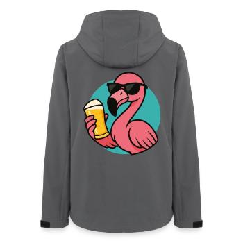 Tropical Drunkbird - Frauen Recycelte Softshelljacke von Stanley/Stella - Anthrazit - Hinten - AI Model Female 172 light (172cm)