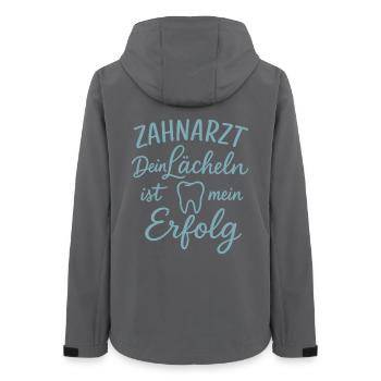Dentist Your smile is my success - Women’s Recycled Softshell Jacket by Stanley/Stella - anthracite - Back - AI Model Female 172 light (172cm)