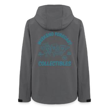 Wochenend-Prognose-Sammlerpaket Ripping Trading - Frauen Recycelte Softshelljacke von Stanley/Stella - Anthrazit - Hinten - AI Model Female 172 light (172cm)