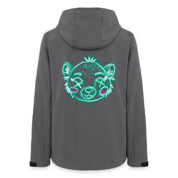Leo Green mort - Veste softshell femme recyclée Stanley/Stella - charbon - Dos - AI Model Female 172 light (172cm)