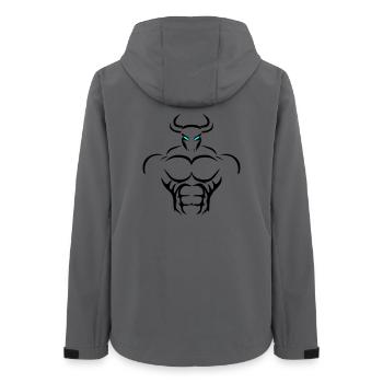 Alpha Taurus Deluxe - Veste softshell femme recyclée Stanley/Stella - charbon - Dos - AI Model Female 172 light (172cm)