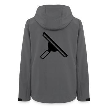 Glazewasser tractor - Women’s Recycled Softshell Jacket by Stanley/Stella - anthracite - Back - AI Model Female 172 light (172cm)