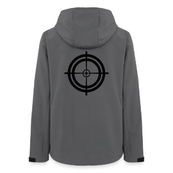 Rose target visor sniper - Women’s Recycled Softshell Jacket by Stanley/Stella - anthracite - Back - AI Model Female 172 light (172cm)
