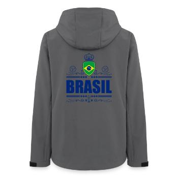 BRÉSIL - BRÉSIL - Veste softshell femme recyclée Stanley/Stella - charbon - Dos - AI Model Female 172 light (172cm)