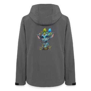 Avatar The Way of Water, cute character, navi - Women’s Recycled Softshell Jacket by Stanley/Stella - anthracite - Back - AI Model Female 172 light (172cm)