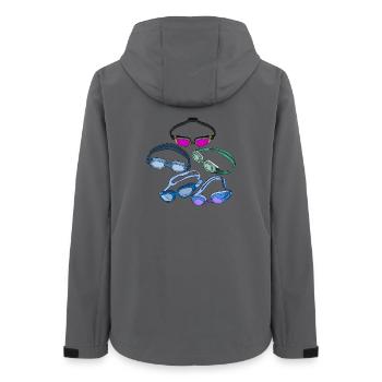 Lunettes de natation cool - Veste softshell femme recyclée Stanley/Stella - charbon - Dos - AI Model Female 172 light (172cm)