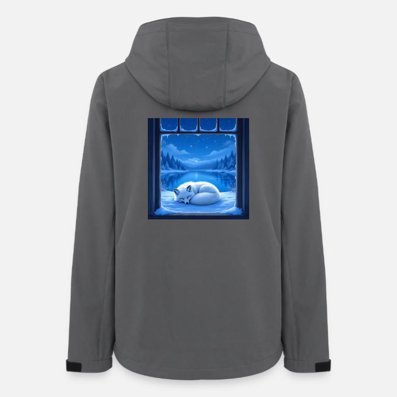 Schneefuchs - Frauen Recycelte Softshelljacke von Stanley/Stella - Anthrazit