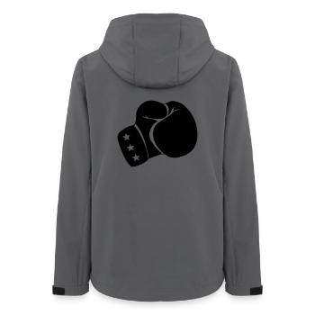 Boxe gant de boxe - Veste softshell femme recyclée Stanley/Stella - charbon - Dos - AI Model Female 172 light (172cm)