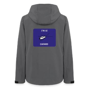 I'm feeling downhill - Women’s Recycled Softshell Jacket by Stanley/Stella - anthracite - Back - AI Model Female 172 light (172cm)