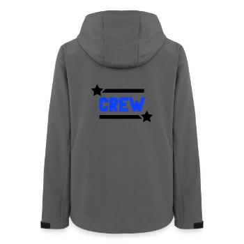 crew_-2- - Veste softshell femme recyclée Stanley/Stella - charbon - Dos - AI Model Female 172 light (172cm)