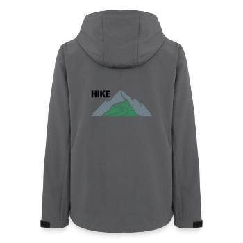 Sommets du groupe de randonnée Hike Mountains - Veste softshell femme recyclée Stanley/Stella - charbon - Dos - AI Model Female 172 light (172cm)