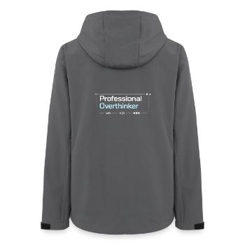 Technologie professionnelle OVERTHINKER - Veste softshell femme recyclée Stanley/Stella - charbon - Dos - AI Model Female 172 light (172cm)