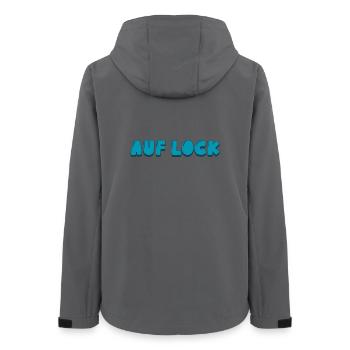 Auf Lock - Frauen Recycelte Softshelljacke von Stanley/Stella - Anthrazit - Hinten - AI Model Female 172 light (172cm)