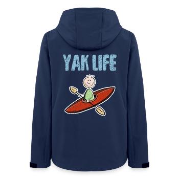 Yak Life - Kayak - Kayak - Canoë - canotier - Veste softshell femme recyclée Stanley/Stella - marine - Dos - AI Model Female 172 light (172cm)