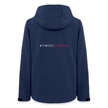 Rendre le racisme répréhensible - Veste softshell femme recyclée Stanley/Stella - marine - Dos - AI Model Female 172 light (172cm)