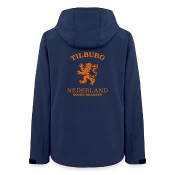 TILBURG Nederland Niederlande Netherlands - Women’s Recycled Softshell Jacket by Stanley/Stella - navy - Back - AI Model Female 172 light (172cm)