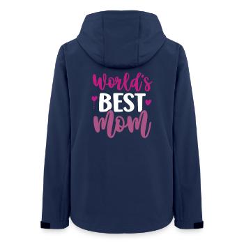 Die beste Mutter der Welt - Frauen Recycelte Softshelljacke von Stanley/Stella - Navy - Hinten - AI Model Female 172 light (172cm)