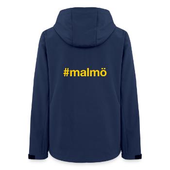 Malmö Sverige Sweden Schweden - Women’s Recycled Softshell Jacket by Stanley/Stella - navy - Back - AI Model Female 172 light (172cm)