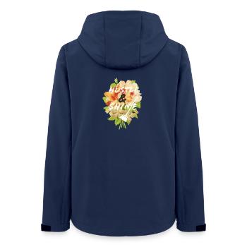 Hustle & Shine - Frauen Recycelte Softshelljacke von Stanley/Stella - Navy - Hinten - AI Model Female 172 light (172cm)