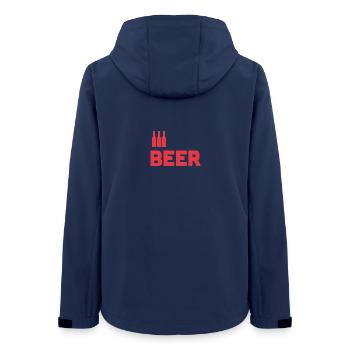 Amateurs de bière - Veste softshell femme recyclée Stanley/Stella - marine - Dos - AI Model Female 172 light (172cm)