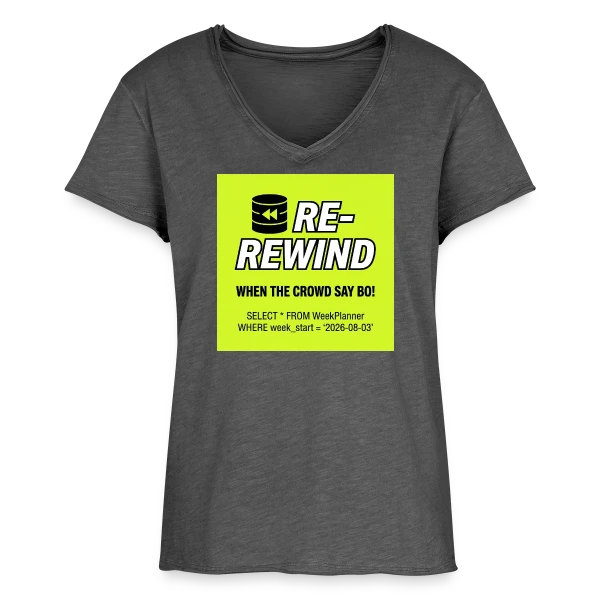 Re-Rewind — Women's Vintage T-Shirt