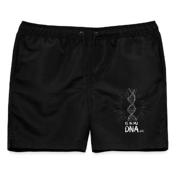 Rad bmx Tour Rennrad DNA Kette Fahrrad bike enthus - Männer Badeshorts - Schwarz - Vorne - AI Model Male 178 light (178cm)