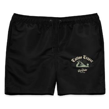 Tattoo Eraser - Männer Badeshorts - Schwarz - Vorne - AI Model Male 178 light (178cm)