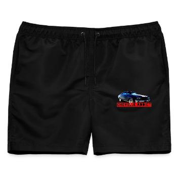 Chevelle Addict - Männer Badeshorts - Schwarz - Vorne - AI Model Male 178 light (178cm)