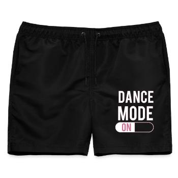 Tanzen - Männer Badeshorts - Schwarz - Vorne - AI Model Male 178 light (178cm)