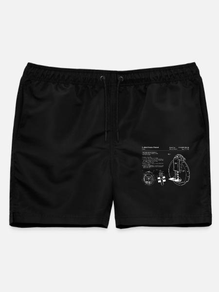 Solowheel Patent - Männer Badeshorts - Schwarz