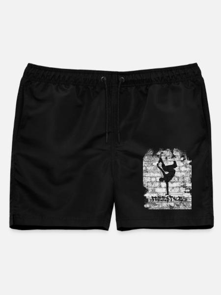 Freistil - Männer Badeshorts - Schwarz