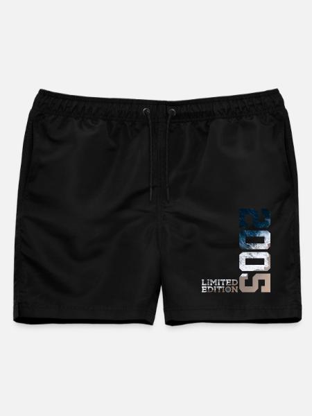 21. GEBURTSTAG LIMITED EDITION 2005 - Männer Badeshorts - Schwarz