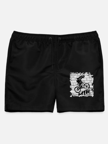 MTB Bike - Männer Badeshorts - Schwarz