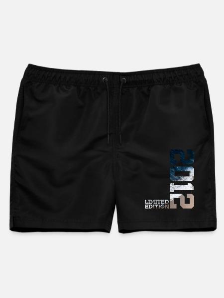 14. GEBURTSTAG LIMITED EDITION 2012 - Männer Badeshorts - Schwarz