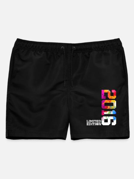 10. GEBURTSTAG LIMITED EDITION 2016 - Männer Badeshorts - Schwarz