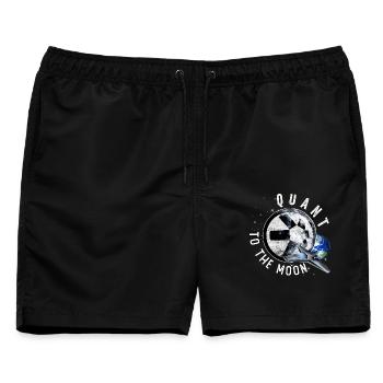Quant Krypto Shirt Crypto Blockchain Geld Geschenk - Männer Badeshorts - Schwarz - Vorne - AI Model Male 178 light (178cm)
