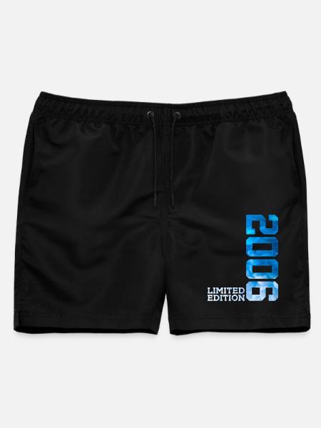 20. GEBURTSTAG LIMITED EDITION 2006 - Männer Badeshorts - Schwarz