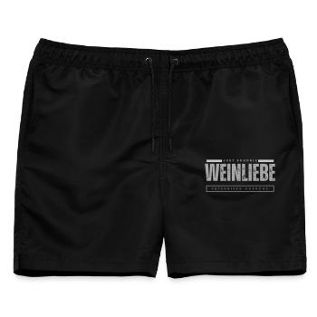 Just Schorle - Männer Badeshorts - Schwarz - Vorne - AI Model Male 178 light (178cm)
