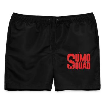 Sumoringer Sumo Wrestling Nagoya Sumo Squad - Männer Badeshorts - Schwarz - Vorne - AI Model Male 178 light (178cm)