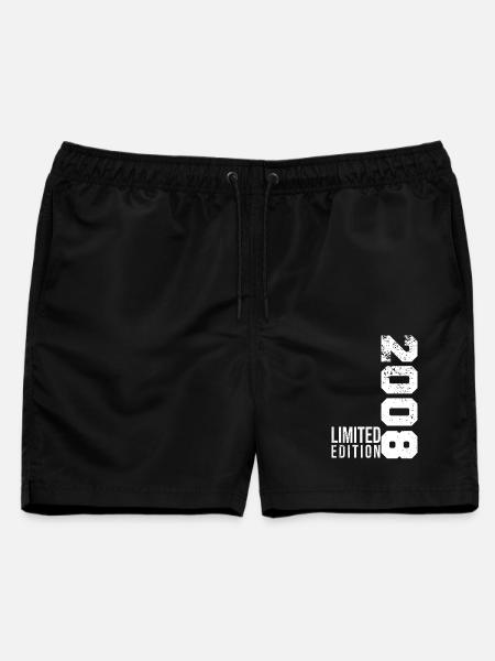 Limitierte Auflage 2008 Vintage-Jubiläumsdesign - Männer Badeshorts - Schwarz