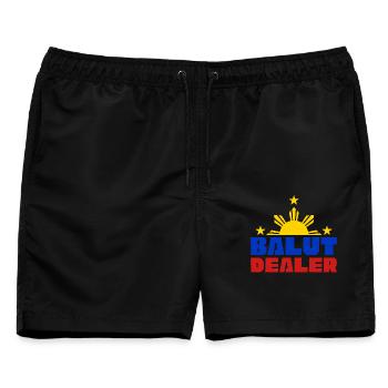 Balut Phillippinen - Männer Badeshorts - Schwarz - Vorne - AI Model Male 178 light (178cm)