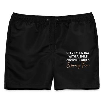 Spray Tan Artist Home Spray Tan Kit Spray Tan - Männer Badeshorts - Schwarz - Vorne - AI Model Male 178 light (178cm)