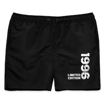Geburtstagsgeschenk 1996 Geburtstag 1996 - Männer Badeshorts - Schwarz - Vorne - AI Model Male 178 light (178cm)